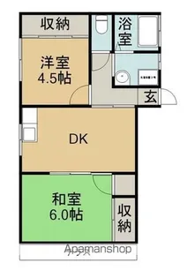 ルアときめき【1階】の間取り