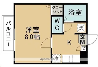 グリーンコート北山イーストウィング【103★号室】の間取り