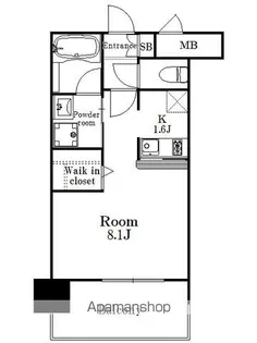 エンクレスト博多PREMIER【7階】の間取り