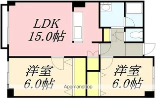 アールズコート【2階】の間取り
