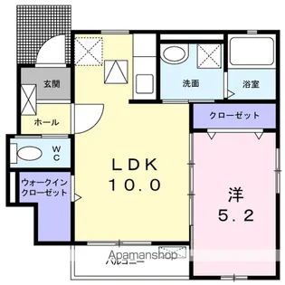 サンビームⅢ【1階】の間取り