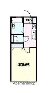 ディアコート東白楽【2階】の間取り