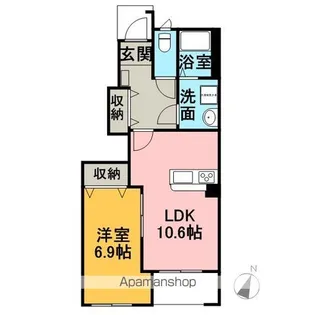MOCHA’S HOUSE【1階】の間取り