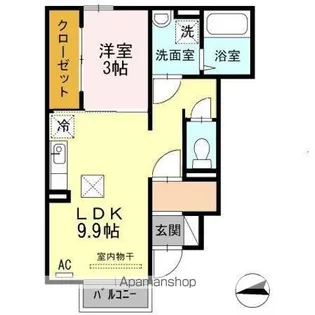 レオーネ39【1階】の間取り