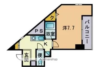 リヴァージュ大手門【5階】の間取り