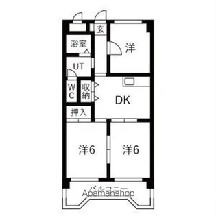第一新海マンション【2階】の間取り