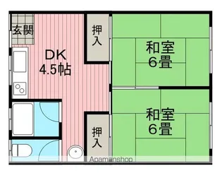 OHJIハイツ【2階】の間取り