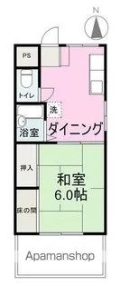 センターハイツ上原【2階】の間取り