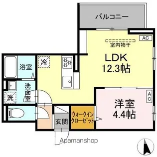 D’BLESS横濱岸根公園II【3階】の間取り
