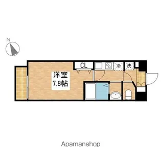 愛知県名古屋市中区千代田2丁目【マンション】の間取り
