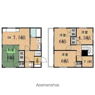 東京都日野市石田1丁目【一戸建】の間取り