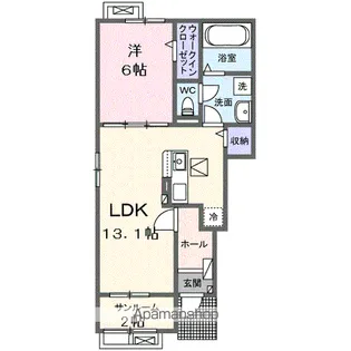 ナイス ハッシー Ⅰ【1階】の間取り