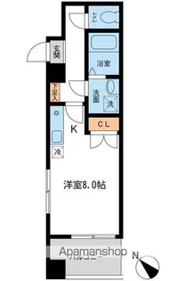 フィオーレ月島【2階】の間取り