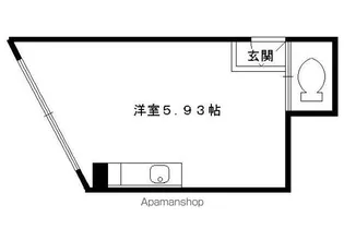 河原町フラット【1F4号室】の間取り