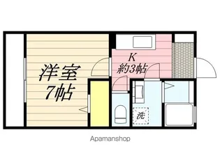 ヒルズ長栖【107号室】の間取り