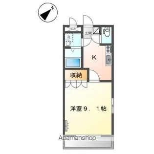 Y’S桜坂21【2階】の間取り