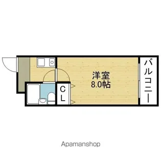 ロイヤル巽【4階】の間取り