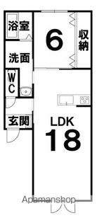 仮称)西8北4 A棟【103号室】の間取り
