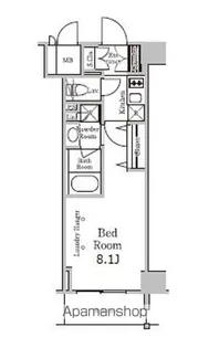 レジディア千駄木【2階】の間取り