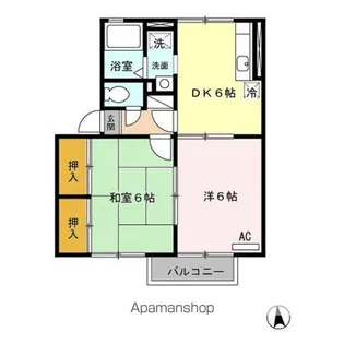 ファミール小春の里 B棟【2階】の間取り