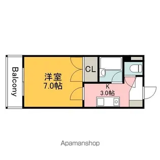 ハイムエトワール【2階】の間取り