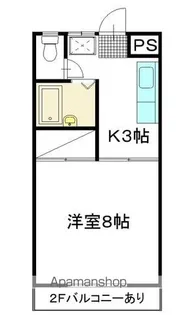 1Kの間取り画像