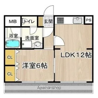 大正メゾン【1階】の間取り