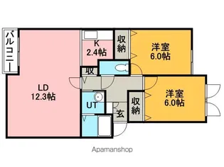 シャインイナホ【1階】の間取り