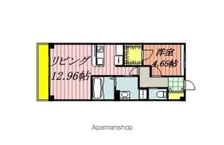 RING SQUARE【202号室】の間取り