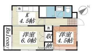 ジュネパレス流山第03【2階】の間取り