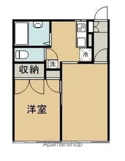 アパートメントマデイラE【202号室】の間取り