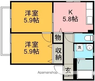オークヒルズ【1階】の間取り