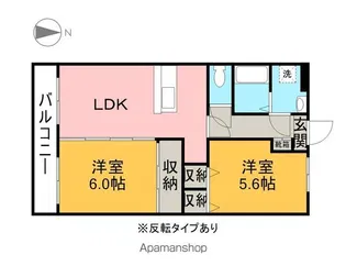 グリーンフィル石井【3階】の間取り