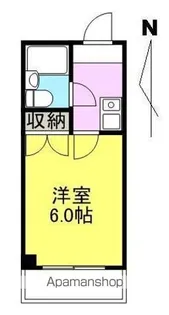 アベイユ福岡町パートⅡ【4階】の間取り