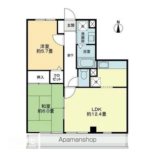 フォブールMⅠ【1階】の間取り