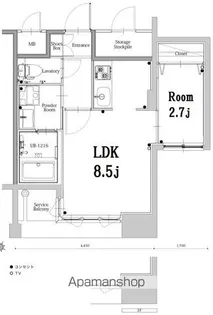 エンクレスト博多GATE【2階】の間取り