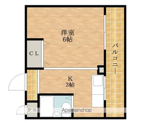 ボヌール伯太【305号室】の間取り