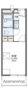レオパレスグラン ビュイッソン【2階】の間取り