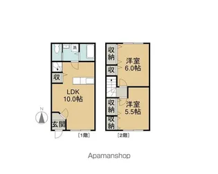 コート・ミディ【1階】の間取り