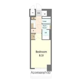 SーRESIDENCE堀田駅前FUTUR(フチュール)【503号室】の間取り