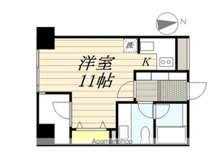 カスタリア高輪台【4階】の間取り