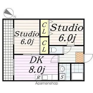 パナタウン白旗Ⅰ【1階】の間取り