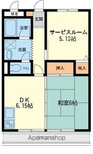 新川崎貳阡【1階】の間取り