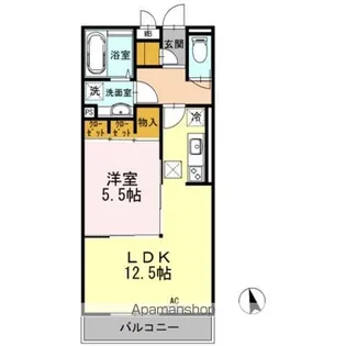 AVANCER AKANE【1階】の間取り