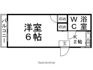 フレンドポート橋本【103号室】の間取り