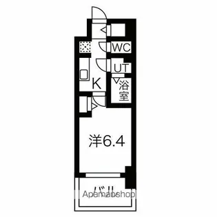 メイクス名駅南Ⅱ【4階】の間取り