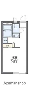 レオパレスシャルム【204号室】の間取り
