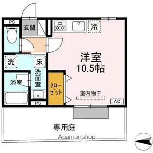 TORISIA浜松【1階】の間取り