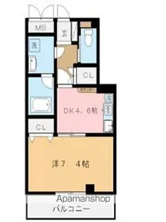 T2 PLACE【303号室】の間取り