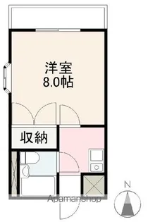 アクティブ福岡町【2階】の間取り